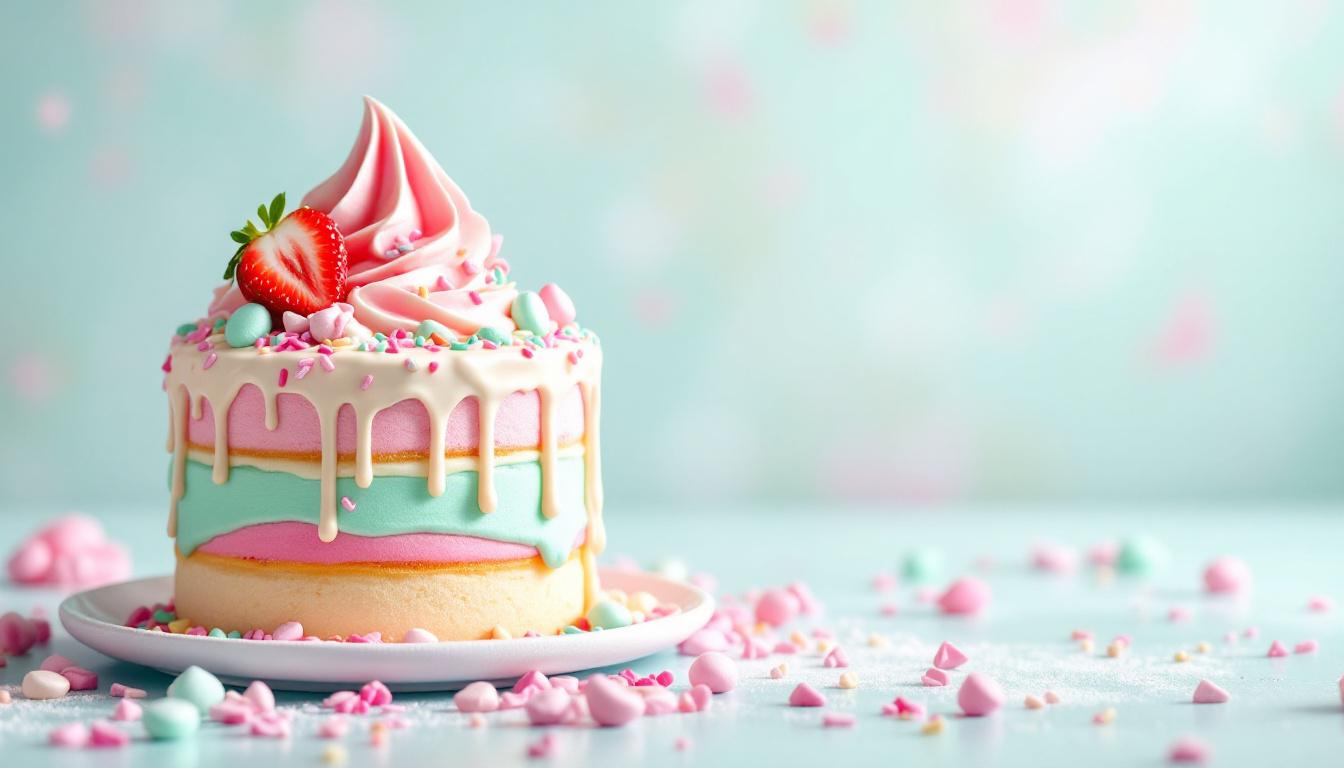  Gâteau à la Crème Glacée Amusant