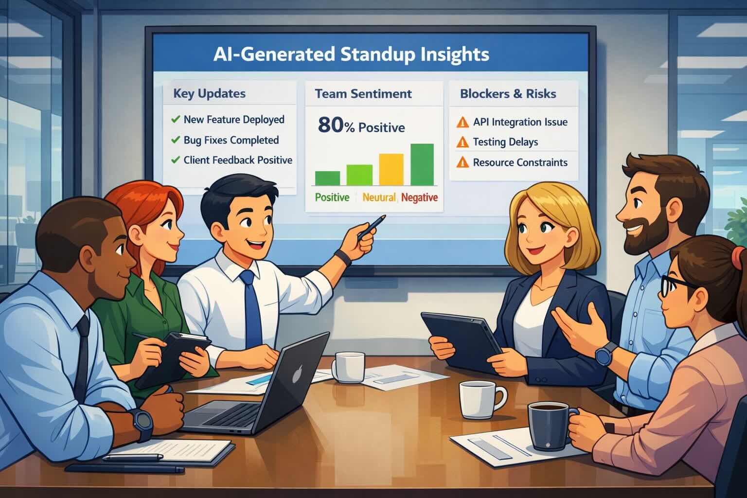 How AI Spots Patterns in Your Standups Before Problems Escalate