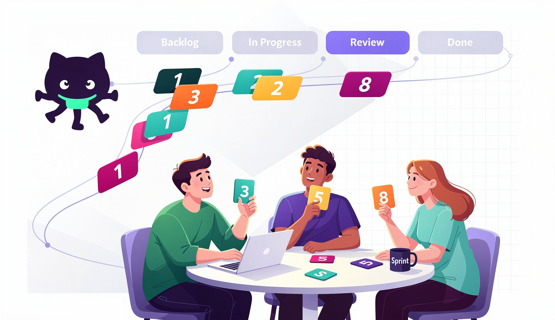 Planning Poker for GitHub Projects